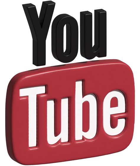 3d illustratie van youtube logo 17806054 PNG