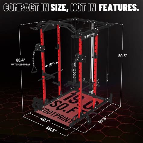 Mikolo Power Cage, Power Rack with Cable Crossover India | Ubuy