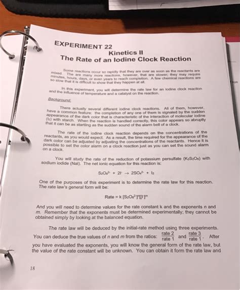 Image result for Reaction Kinetics Experiments