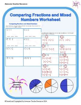 Comparing Mixed Numbers 的图像结果