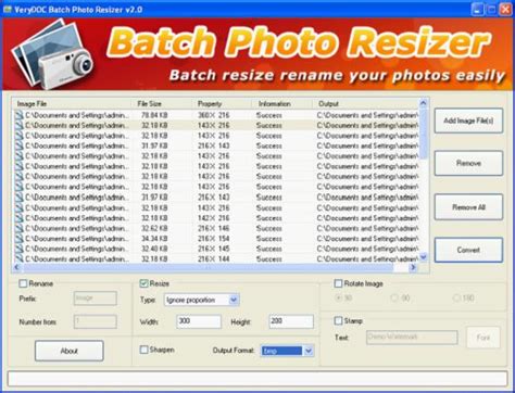Batch Resize 的图像结果