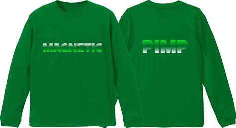 MAGNETIC PIMP #2 L/S Tee green | P.T.A