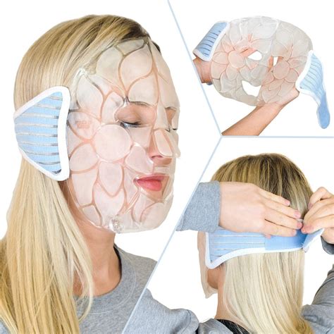 Face Ice Pack - Reusable Gel Face Masks for Cooling migraine Relief ...