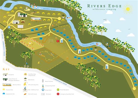 Rivers Edge Map Coastal NC Golf And Beach Community | Coastal NC