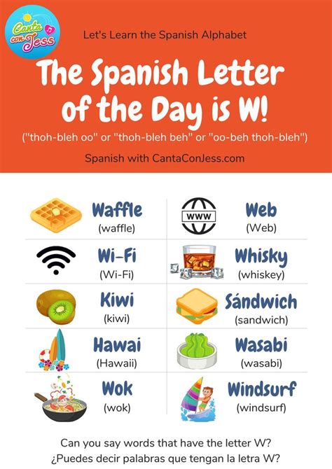 spanish words that start with a w - Rasheeda Knox