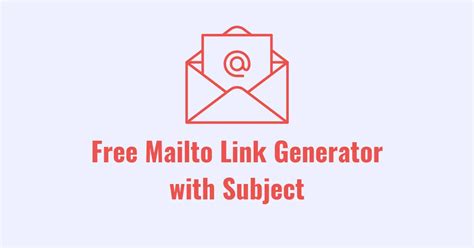 Image result for Mailto Link Generator