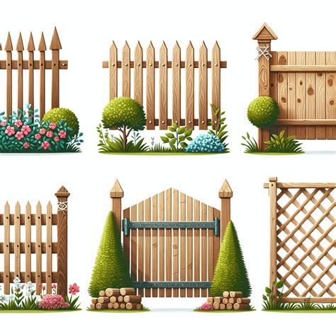 Principales estilos de cercas de madera para jardines