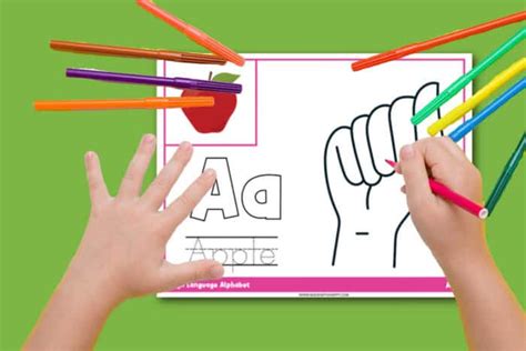 Image result for Sign Language Alphabet Sheet