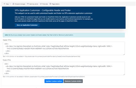 Image result for How to Customize Header Using SPFX Extension
