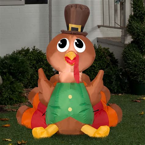 Download Cute Turkey Inflatable Mascot Picture | Wallpapers.com