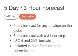 Image result for Output Weather for Multiple Days Java Open Weather API