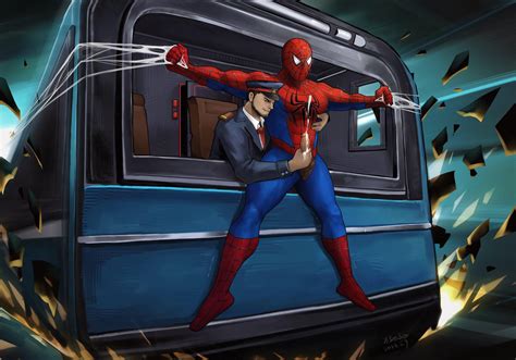 Spider-Man x evil conductor (wanchibaby) : r/rule34gay