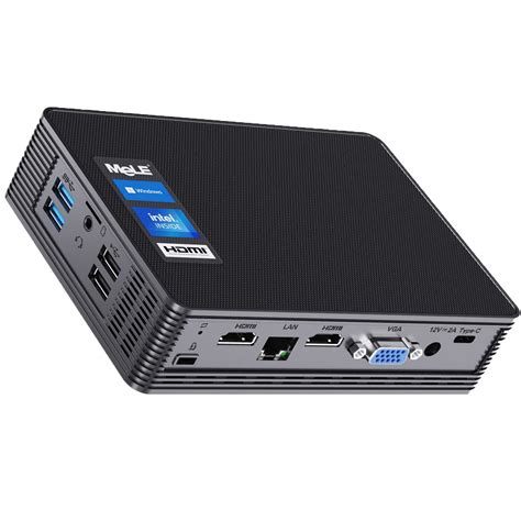 Buy MeLE Quieter HD3Q Fanless Mini PC Desktop Computer, Windows 11 pro ...