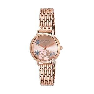 Giordano Analogue Rose Gold Dial Women's Watch - C2164-22 : Amazon.in ...
