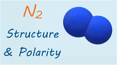 N2 (nitrogen gas) Lewis dot structure and polarity - YouTube