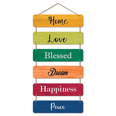 RAG28 Vintage Designer Wooden Wall Hangings Home Decor Items, Large ...