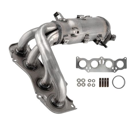 AUTOSITY Front High Flow Catalytic Converter With Exhaust Manifold Fit ...