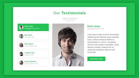 Image result for CSS/JS Scrolling Testimonials