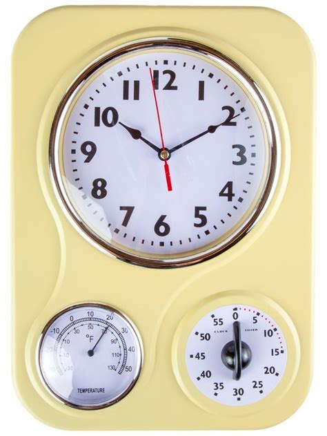 Image result for Retro Kitchen Clock with Timer