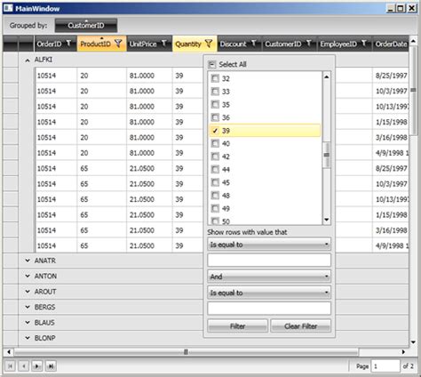 Image result for RadGridView WPF Tutorial