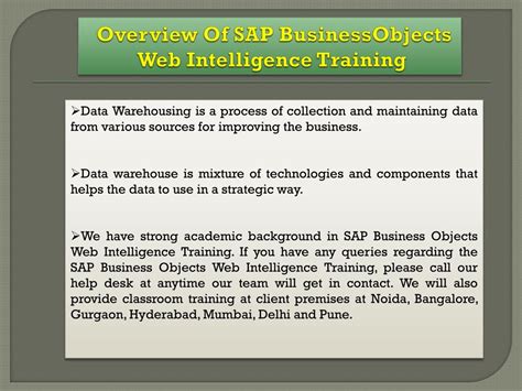 Image result for Business Objects Web Intelligence Tutorial