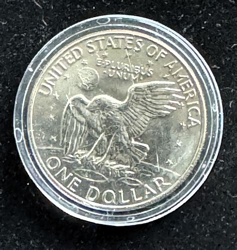 1977-D EISENHOWER BRILLIANT UNCIRCULATED $1 DOLLAR, BRIGHT SHINY COIN ...