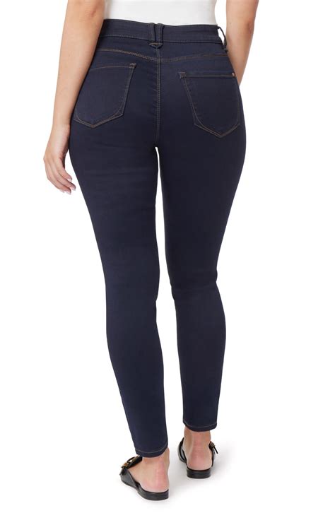 CURVE APPEAL Tummy Tucking High Rise Comfort Waist Skinny Jeans ...