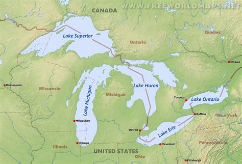 Maps Of Lake Huron