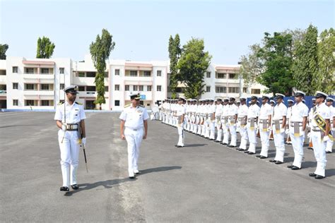 Vice Admiral Sameer Saxena Evaluates Training Programs at INS Agrani