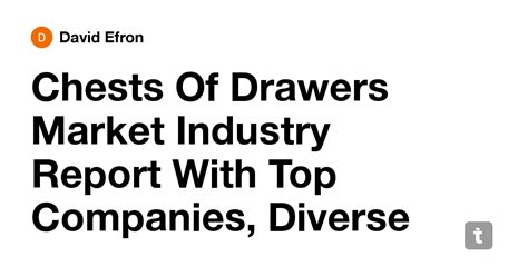 Chests Of Drawers Market Industry Report With Top Companies, Diverse ...