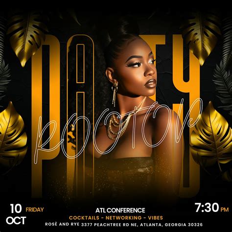 ATL HR Conference Rooftop After Party w/ EBONY Media, Rose and Rye ...