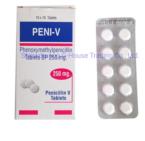 Penicillin V Potassium Tablet 250mg Finished Medicine Pharmaceuticals Drug - Penicillin V Tablet ...