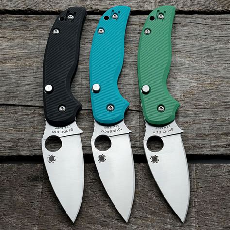 Spyderco Sage 6 Scales – Aggressive Agent Milling - Contoured - Cerakote