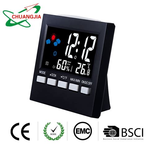 Image result for Digital Weather Clock