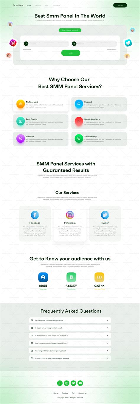 Basic Smm Panel Themes