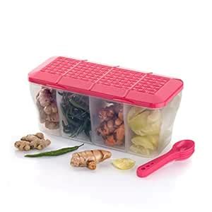 JOIN BROTHER DONE DEAL 4 section conainer for vegetables,dryfruits ...