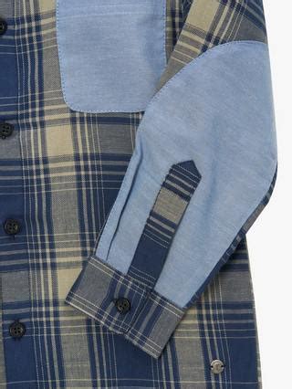 Angel & Rocket Kids' Edison Check Shirt, Blue