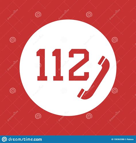 112紧急象设计 向量例证. 插画 包括有 编号, 医生, 符号, 适应, 健康, 创造性, 危险, 红色 - 150363388