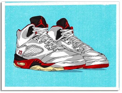 The Twelve: Wear Your Jays Jordan 5 Silkscreen Print by Eric Pagsanjan ...