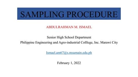 Image result for Data Sampling Procedure Example