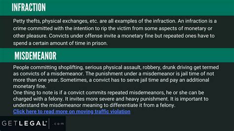 Misdemeanor meaning and types of crimes & what is moving traffic ...