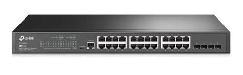 TP-Link SG3428 24 x 10/100/1000 Mbps Managed Switch + 4 SFP Uplink Por ...