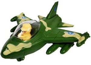 TINY TREASURES Friction Powered Military Fighter Plane Bombardier ...