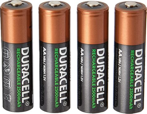 Duracell HR6 AA 4-pack Nickel-Metal Hydride (NiMH) 2650mAh 1.2V ...