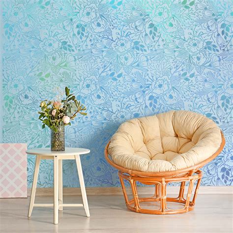 Large Allover Floral Wall Stencil for Painting