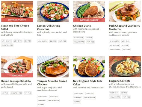 Image result for Home Chef Menu