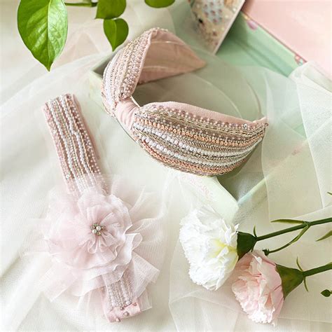 Taylor Pink Embellished Headband – Joey & Pooh