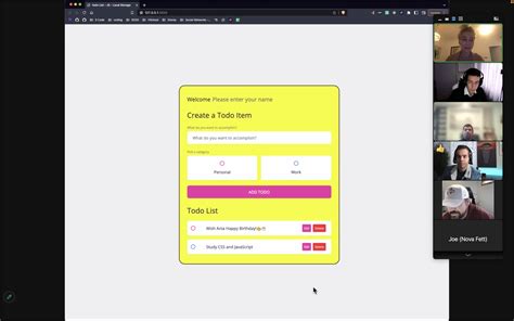 Coding with Ania JavaScript 的图像结果