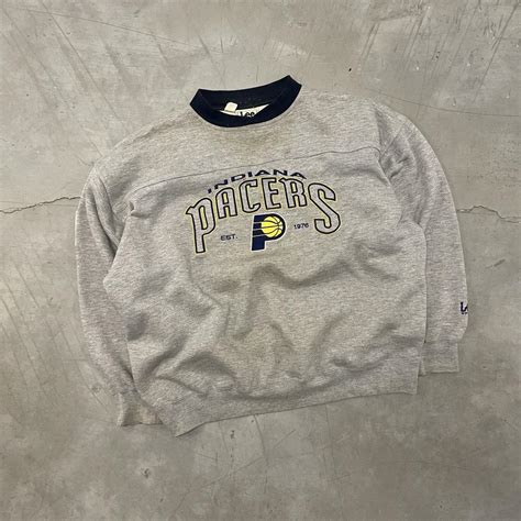 VINTAGE 90s NBA BASKETBALL INDIANA PACERS SWEATSHIRT... - Depop