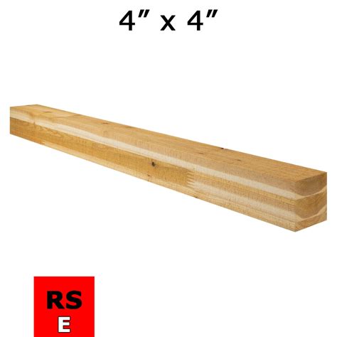 4x4 Engineered Timber – Western Red Cedar Rough Sawn | Cedar Post